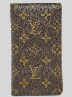 Louis Vuitton Checkbook Monogram Wallet - Brown